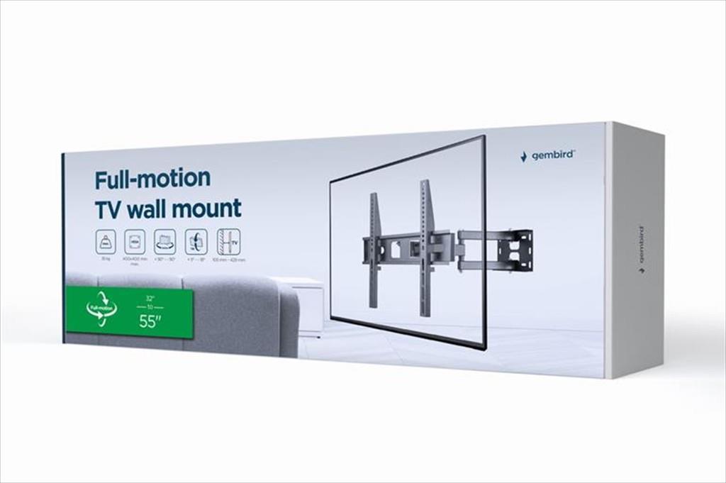 TV WALL MOUNT 23-55" 35kg  GEMBIRD, Full Moution, WM-55ST-03 - Image 3
