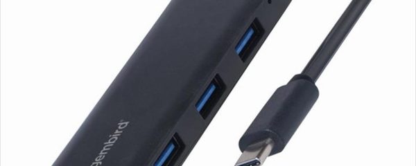 USB HUB Type-C 4PORT, GEMBIRD, UHB-CM-U3P4-02