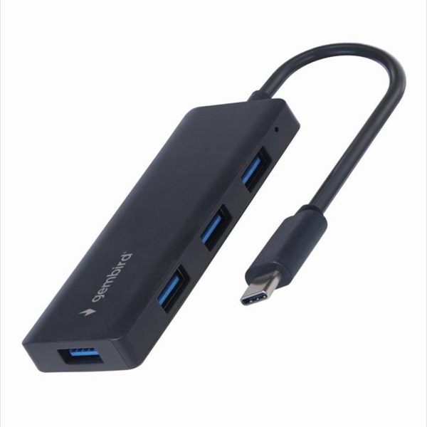 USB HUB Type-C 4PORT, GEMBIRD, UHB-CM-U3P4-02