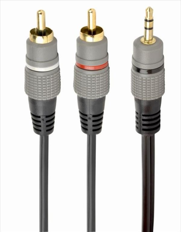 Cables audio cablexpert 3.5mm to 2x rca m/m 1,5m cca-352-1.5m