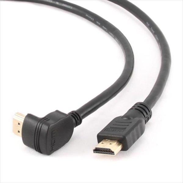 CABLES MONITOR HDMI M-M 1.8m w/90 degrees angled connector CABLEXPERT CC-HDMI490-6