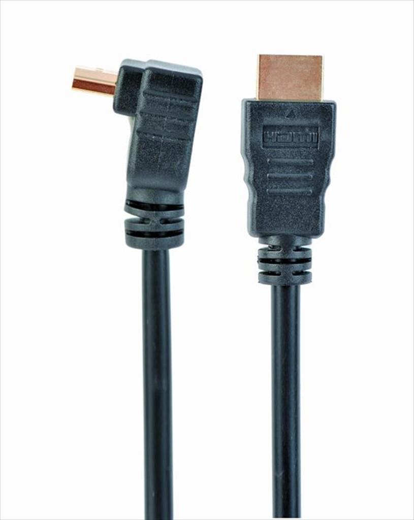 CABLES MONITOR HDMI M-M 1.8m w/90 degrees angled connector CABLEXPERT CC-HDMI490-6 - Image 2