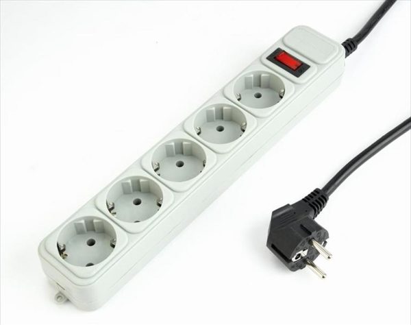 Cables power extension gembird 4.5m 5xshuko surge protection, spg3-b-15c