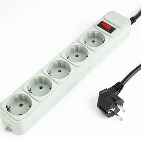 CABLES POWER EXTENSION GEMBIRD 4.5m 5xSHUKO surge protection, SPG3-B-15C