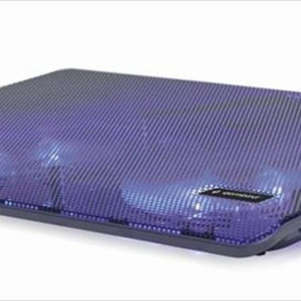 NOTEBOOK STAND COOLER GEMBIRD 15.6", 2x fans, Blue LED, USB, NBS-2F15-05
