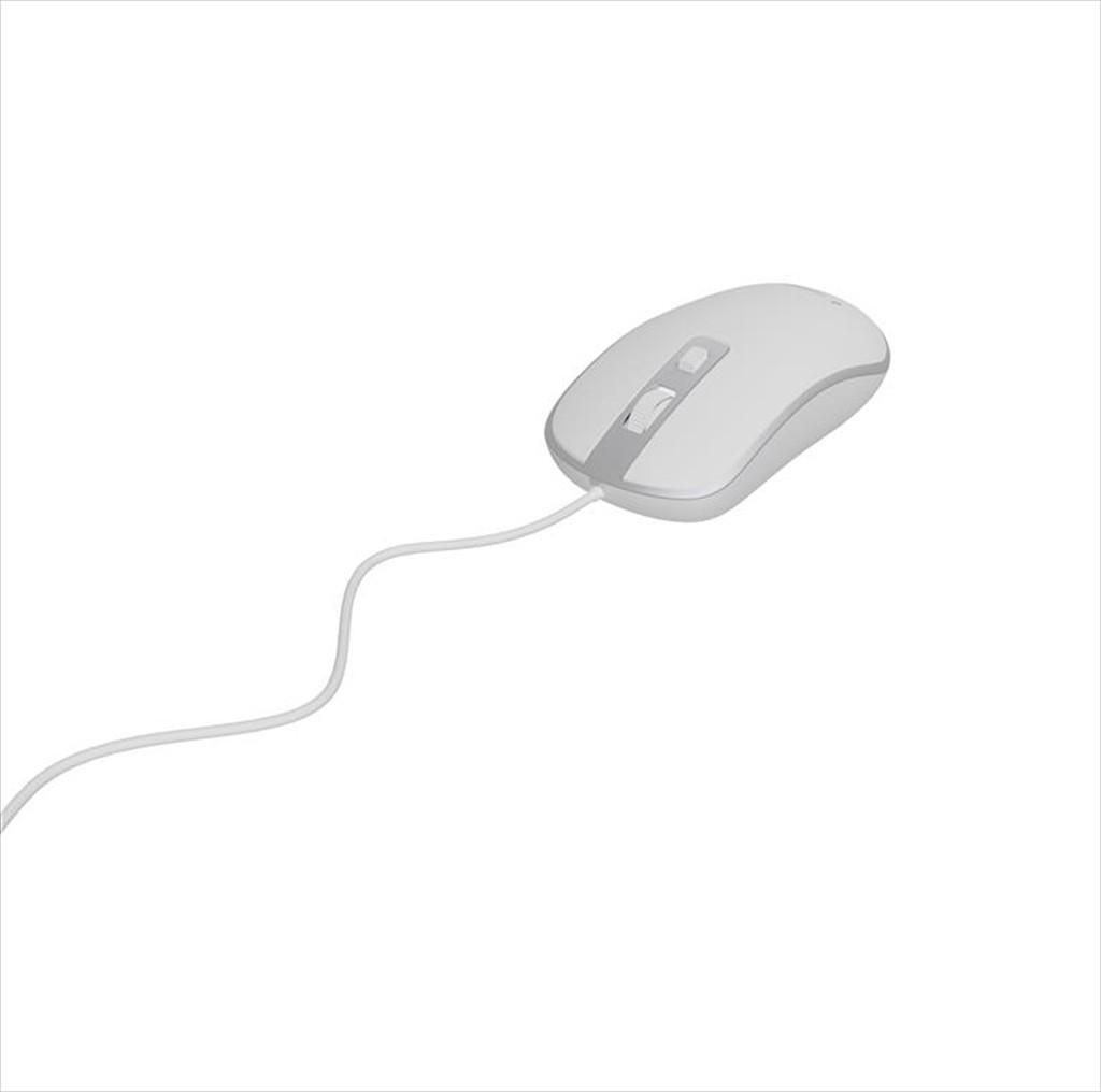 MOUSE WIRED USB GEMBIRD, 1200DPI, white/silver, MUS-4B-06-WS - Image 3