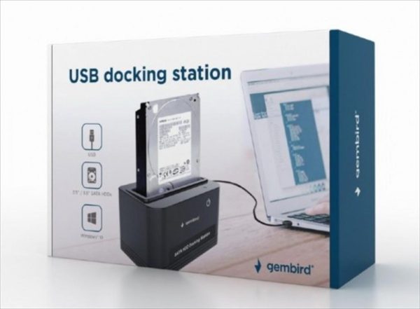 Convertor sata docking station gembird for 2.5" and 3.5" hdd hd32-u2s-5