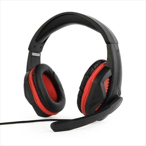 HEADPHONES GEMBIRD Gaming Black w/microphone 2x3,5mm, GHS-03