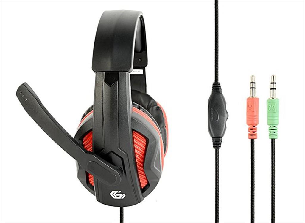 HEADPHONES GEMBIRD Gaming Black w/microphone 2x3,5mm, GHS-03 - Image 3