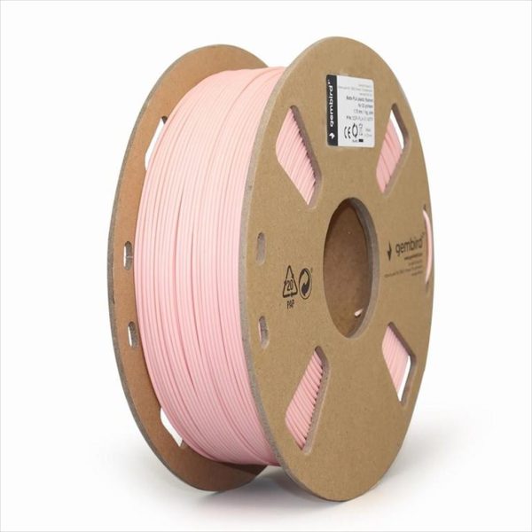 FILAMENT FOR 3D PRINTER MATTE PLA 1,75mm 1kg GEMBIRD Pink, 3DP-PLA-01-MTP