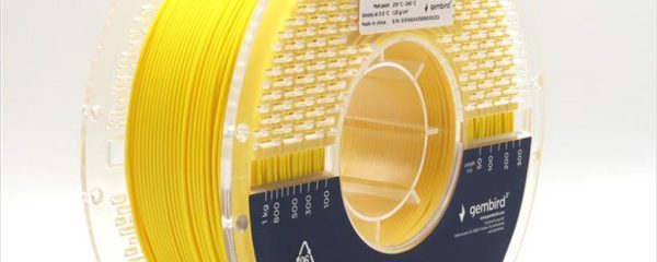 FILAMENT FOR 3D PRINTER HIGH SPEED PLA 1,75mm 1kg GEMBIRD Yellow, 3DP-PLA1.75HY-01-Y