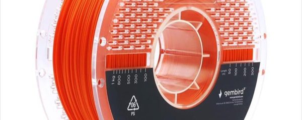 FILAMENT FOR 3D PRINTER PLA EXTRA FLEXIBLE 1,75mm 1kg GEMBIRD Orange, 3DP-PLA-FL2-01-O
