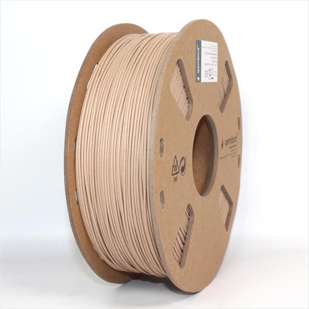 FILAMENT FOR 3D PRINTER PLA Wood natural 1,75mm 1kg GEMBIRD , 3DP-PLA-WD-01-NAT