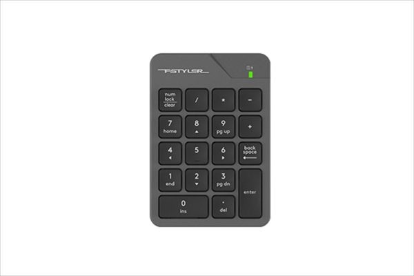 Keyboard wireless numpad a4tech fgk21c, 2.4ghz, ultra-slim, usb type-c, black