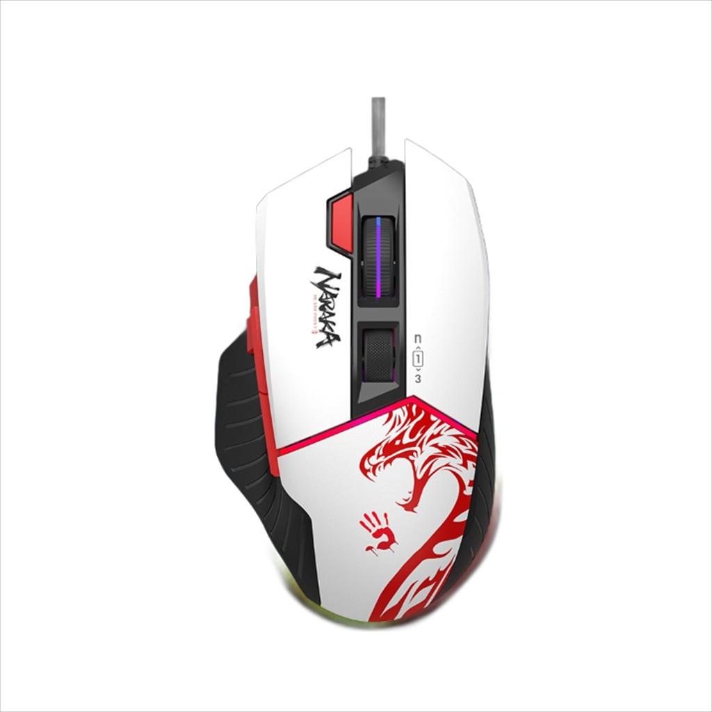 MOUSE WIRED USB A4TECH Bloody Gaming W95 Max Naraka, 12000 cpi, 1ms, RGB, Black&White