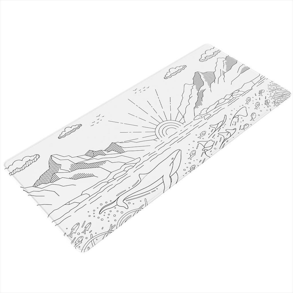MOUSEPAD Dark Project Nostra White XL, 900 x 400 x 4, White - Image 4