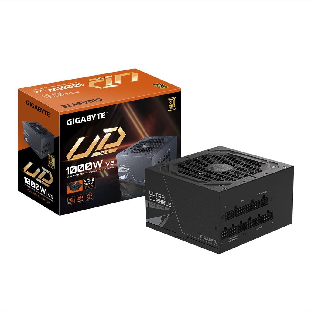 PSU 1000W GIGABYTE UD1000GM PG5 V2 w/PCIe 5.1, 80 Plus GOLD FULL MODULAR, GP-UD1000GM PG5 V2