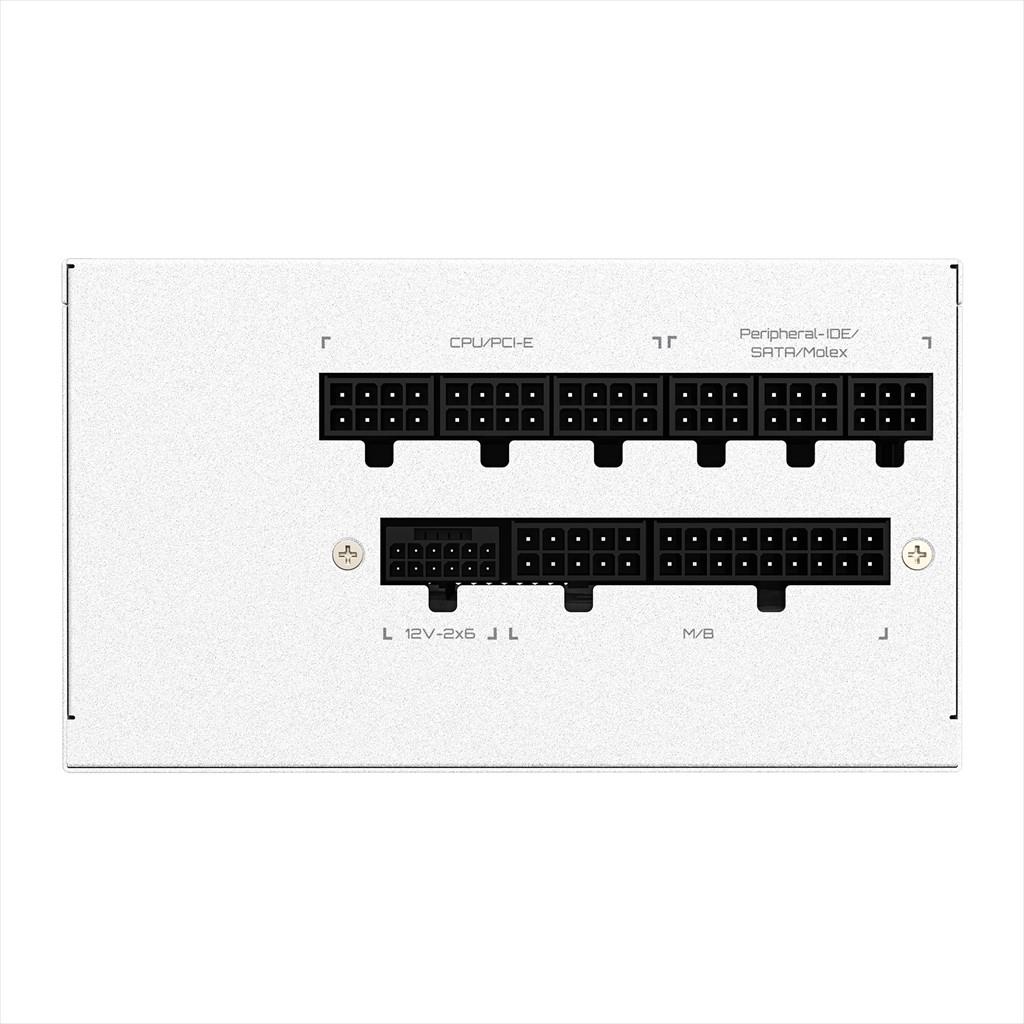PSU 1000W GIGABYTE UD1000GM PG5 V2 ICE w/PCIe 5.1, 80 Plus GOLD FULL MODULAR, WHITE, GP-UD1000GM PG5 V2 ICE - Image 4