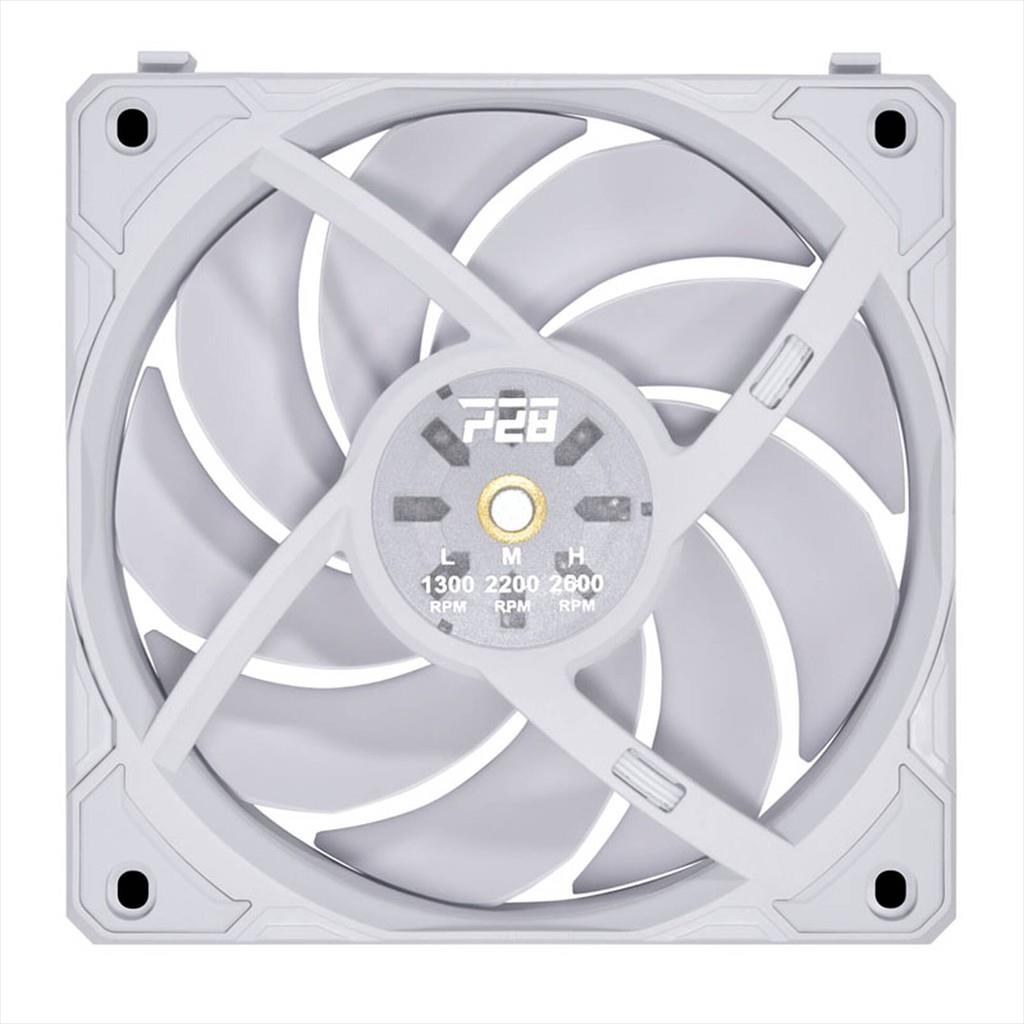 COOLERS CASE FAN 120mm LIAN LI UNI P28, 3x120mm fans 1600 RPM PWM, White, UF-P28120-3W WHITE - Image 4