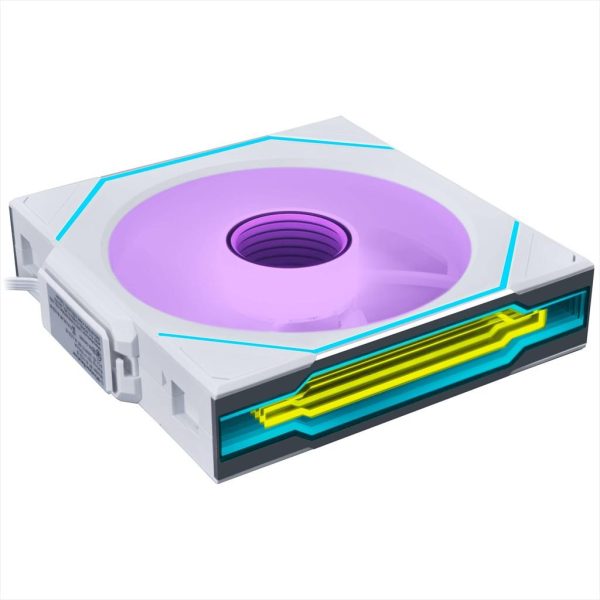 COOLERS CASE FAN 120mm LIAN LI UNI SL-INFINITY Wireless ARGB PWM - Reverse Blade, WHITE, 12RSLIN1W1W