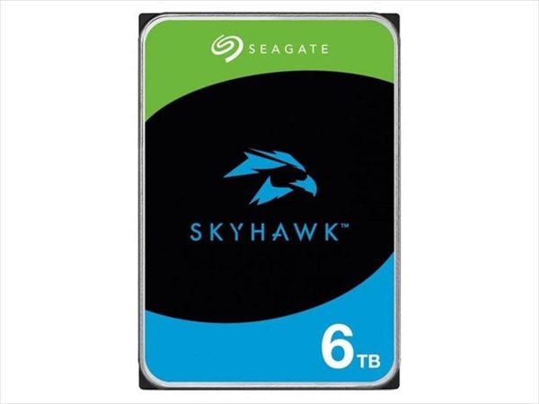 Hdd 3,5" 6tb seagate skyhawk 5400rpm 256mb sataiii st6000vx009
