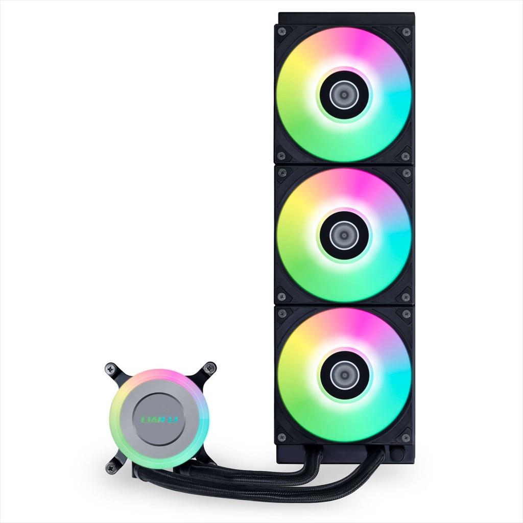 COOLERS CPU AIO LIAN LI GALAHAD II LITE RGB 360, DAISY-CHAINABLE 3x120mm  PWM FAN, Black, GA2L36RB - Image 3