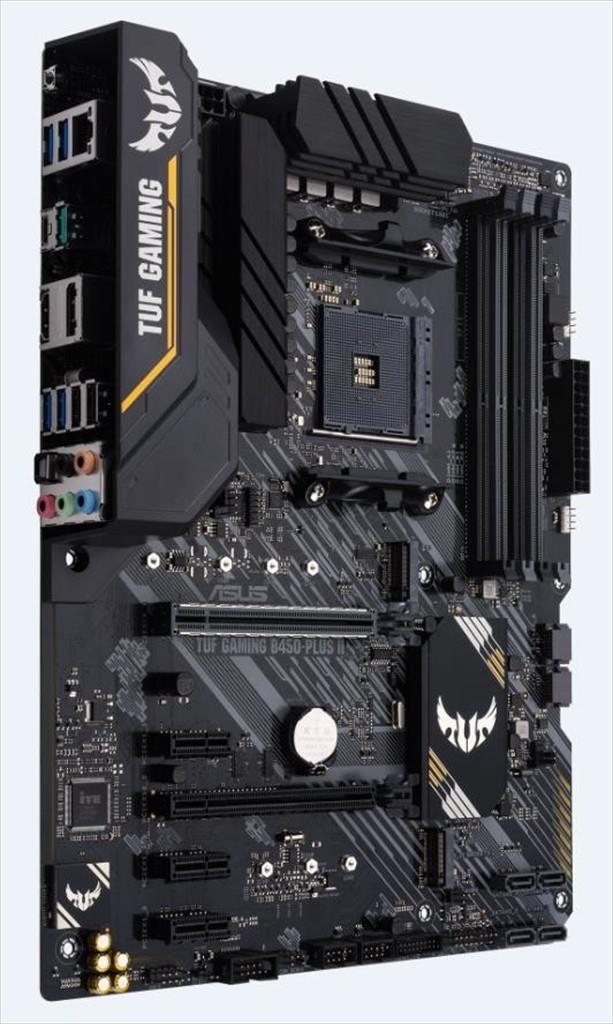 MB ASUS B450-PLUS II TUF GAMING AM4 DDR4, 4xDDR4 4400MHz(OC), 2xM.2, HDMI, DP, PCIex16 3.0, PCIex16 2.0, 6xSATAIII, 90MB1650-M0EAY0 - Image 3