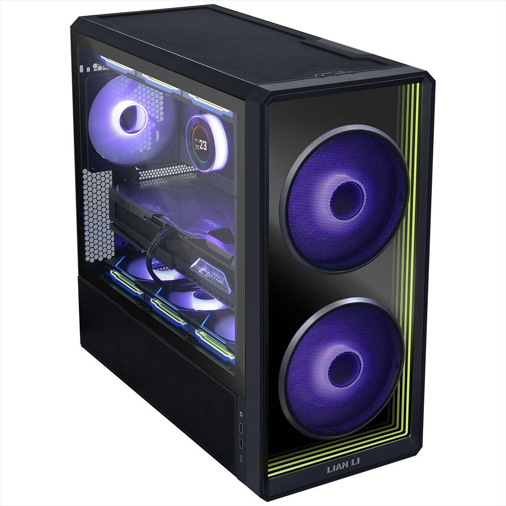 CASE LIAN LI E-ATX/EEB LANCOOL 217 INFINITY RGB Mid-Tower w/ Tempered glass,2x170mm ,3x120mm,1x140mm, ARGB/FAN Hub, BTF, x2 PSU Mounting modes, Black, LAN217INFX