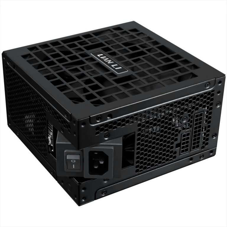 PSU 1000W LIAN LI GOLD RS1000G 80+ GOLD ATX 3.1, 90 deg. AC INLET, FULL MODULAR BLACK, RS1000G.B000