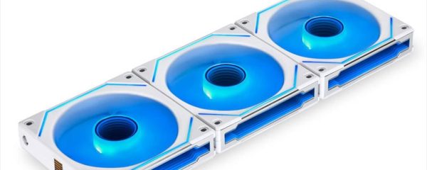 COOLERS CASE FAN 120mm LIAN LI UNI SL-INFINITY REVERSE BLADE ARGB 2100 RPM PWM, White, 3-pack w/controller, 12RSLIN3W