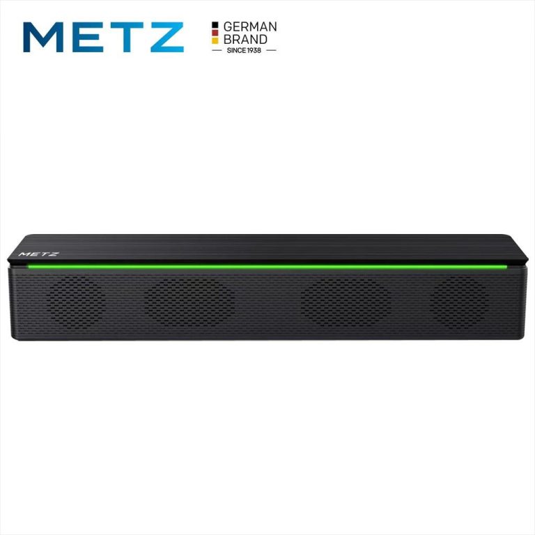 SPEAKERS 2.0 SOUNDBAR METZ Bluetooth, Type-C, 3.5mm, SD/microSD slot, FM Radio, (10W), up to 4h battery, Black, MEBS60