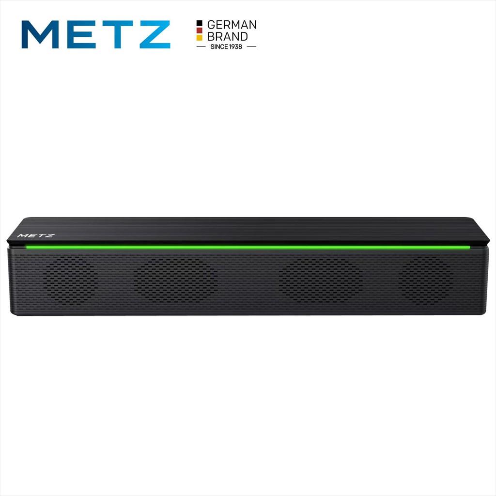 SPEAKERS 2.0 SOUNDBAR METZ Bluetooth, Type-C, 3.5mm, SD/microSD slot, FM Radio, (10W), up to 4h battery, Black, MEBS60