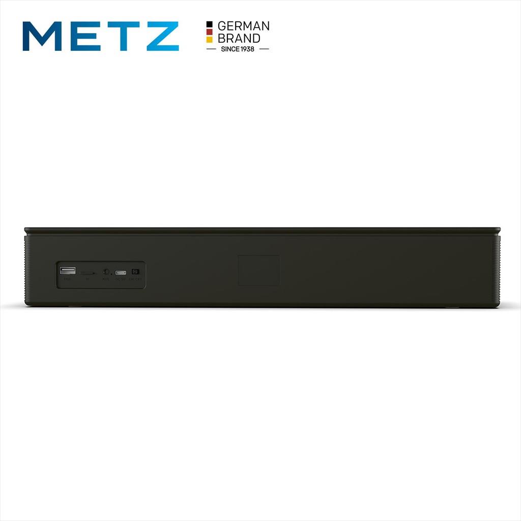 SPEAKERS 2.0 SOUNDBAR METZ Bluetooth, Type-C, 3.5mm, SD/microSD slot, FM Radio, (10W), up to 4h battery, Black, MEBS60 - Image 3