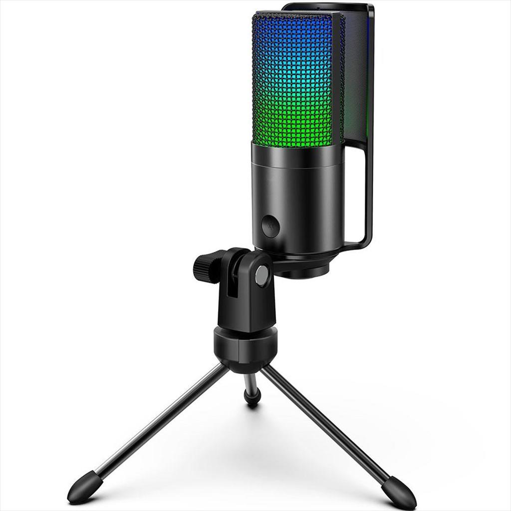 MICROPHONE FIFINE K669 PRO2 RGB, w/STAND, USB Type-C, 2.0m cable, Black, K669pro2 - Image 4