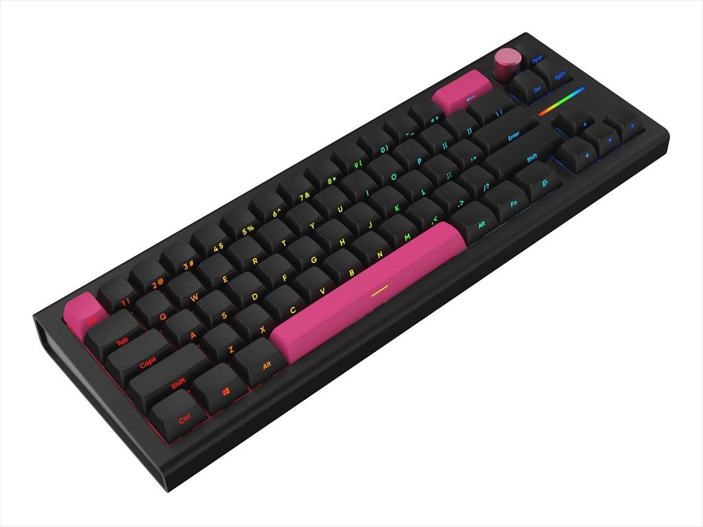 KEYBOARD MECHANICAL NUBI NK68 PRO, 65%, RGB, G3MS Aquamarine, 2.4Ghz/USB-C, Black, NK68-PRO-WL-BL-ANSI - Image 3