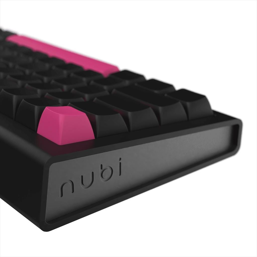 KEYBOARD MECHANICAL NUBI NK68 PRO, 65%, RGB, G3MS Aquamarine, 2.4Ghz/USB-C, Black, NK68-PRO-WL-BL-ANSI - Image 4