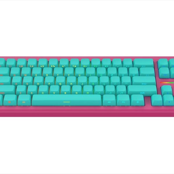 KEYBOARD MECHANICAL NUBI NK68HE ICE, 65%, RGB, G3MS Magnetite Ice, USB-C, NK68-HE-ICE-ANSI