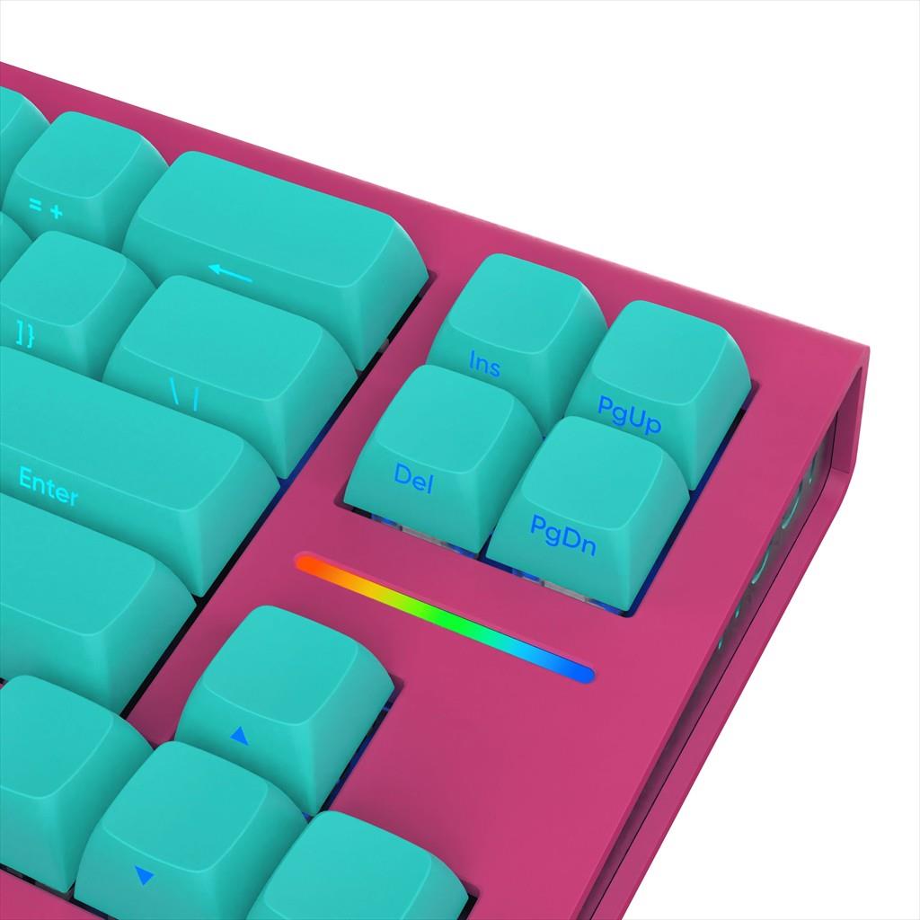 KEYBOARD MECHANICAL NUBI NK68HE ICE, 65%, RGB, G3MS Magnetite Ice, USB-C, NK68-HE-ICE-ANSI - Image 4