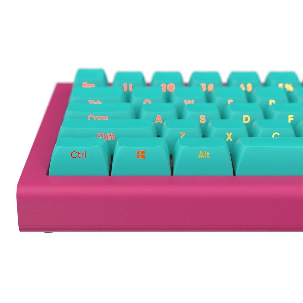 KEYBOARD MECHANICAL NUBI NK68HE ICE, 65%, RGB, G3MS Magnetite Ice, USB-C, NK68-HE-ICE-ANSI - Image 5