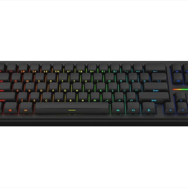 KEYBOARD MECHANICAL NUBI NK68HE, 65%, RGB, G3MS Magnetite Ice, USB-C, Black, NK68-HE-BL-ANSI