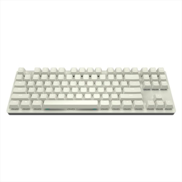 KEYBOARD MECHANICAL NUBI NK87 TKL, G3ms Sapphire V2, USB-C, White, NK87-WH-ANSI