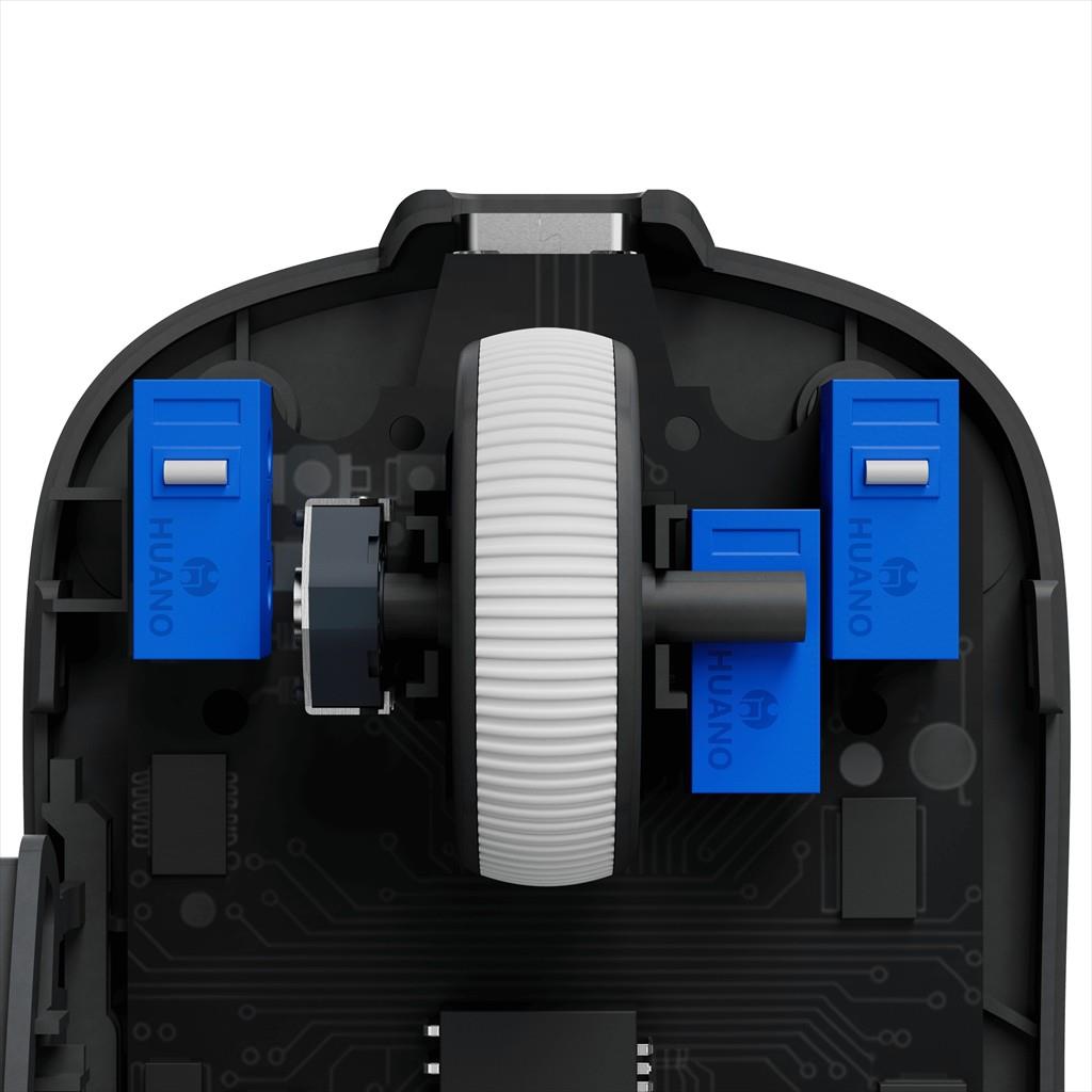 MOUSE WIRELESS NUBI NM1 SE, 2.4Ghz/BLUETOOTH/USB-C, 39g, 12000 DPI, 1000Hz, Black, NM1-SE-WL-BL - Image 5