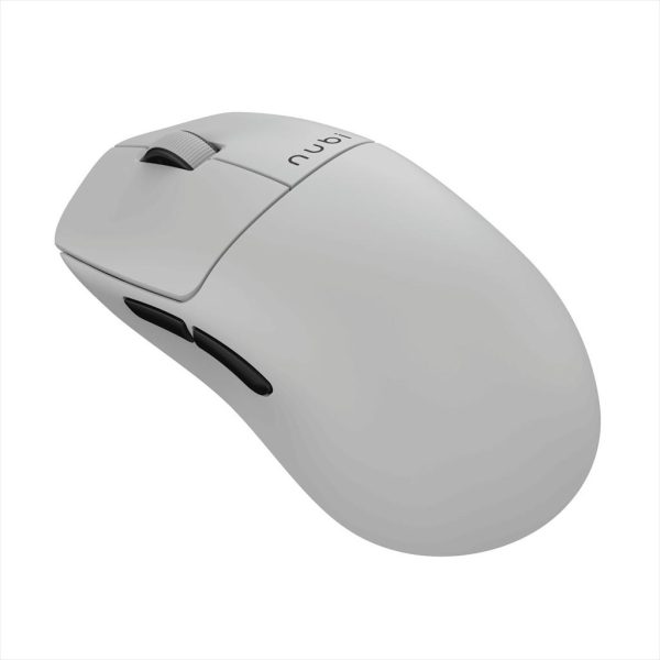 MOUSE WIRELESS NUBI NM1 SE, 2.4Ghz/BLUETOOTH/USB-C, 39g, 12000 DPI, 1000Hz, White, NM1-SE-WL-WH