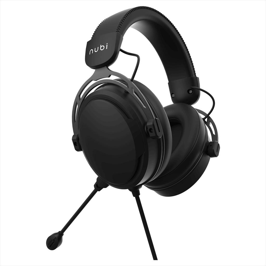 HEADPHONES Nubi NH1 SE, w/microphone, USB-C, 3.5mm, Black, NH1-SE-BL - Image 2