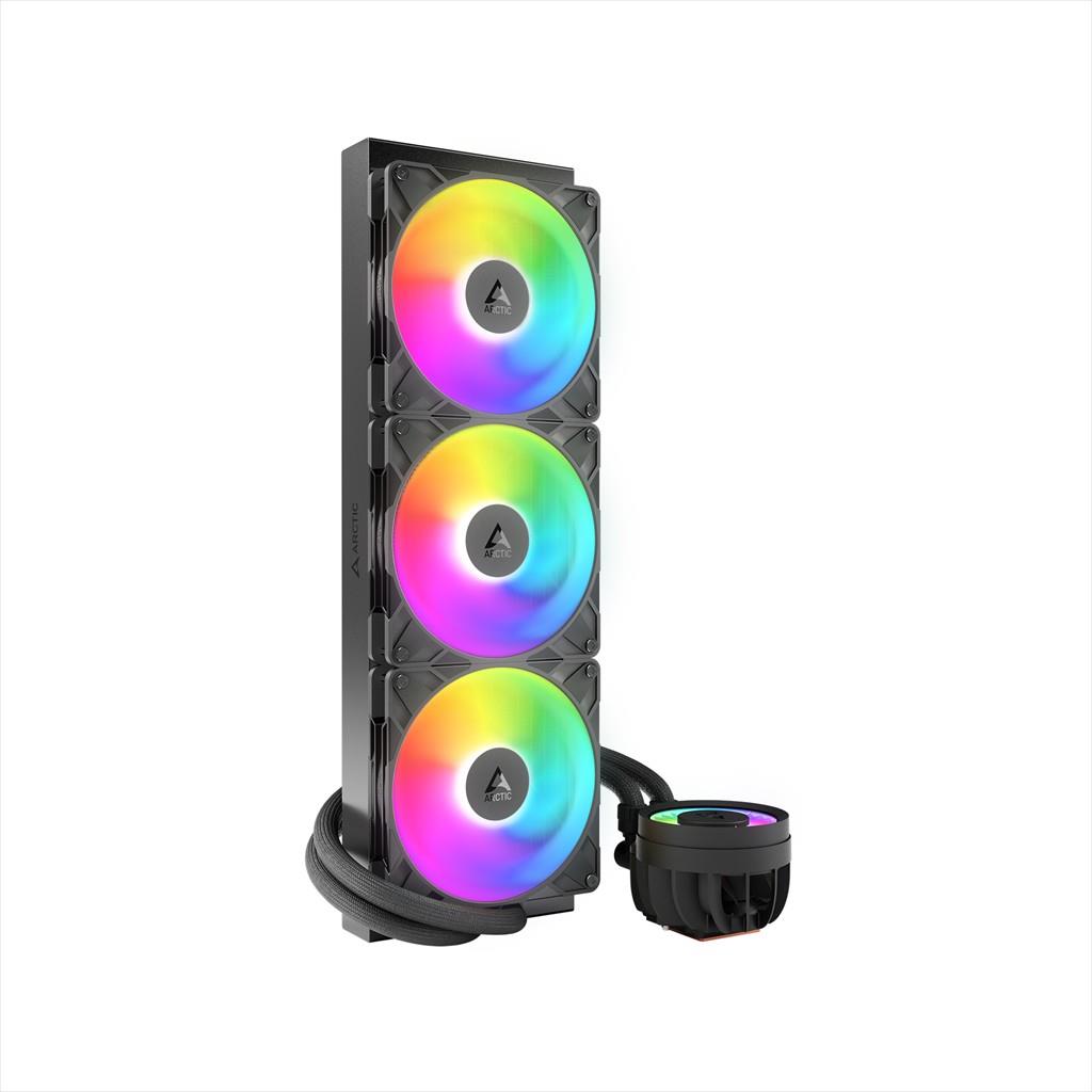 COOLERS CPU AIO ARCTIC LIQUID FREEZER III PRO 420 Black, 3x140mm P14 PRO PWM A-RGB fans, ACFRE00185A - Image 2