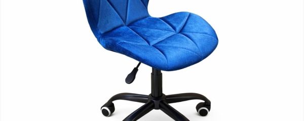 EXTRALINK CHAIR ARMCHAIR OFFICE, VELVET BLUE