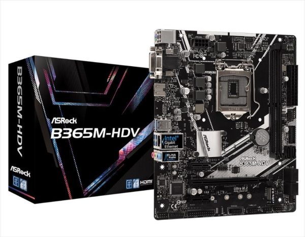 Mb 1151 b365m-hdv asrock 2xddr4 2666mhz, vga, dvi-d, hdmi, 1xpciex16, 1xpciex1, 1xm.2, 6xsataiii, 6xusb3.1, 2xusb 2.0, 7.1 ch hd audio 90-mxb9r0-a0uayz