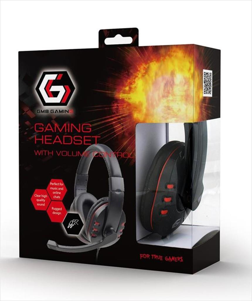 HEADPHONES GEMBIRD GHS-402 Gaming Glossy Black w/microphone - Image 3