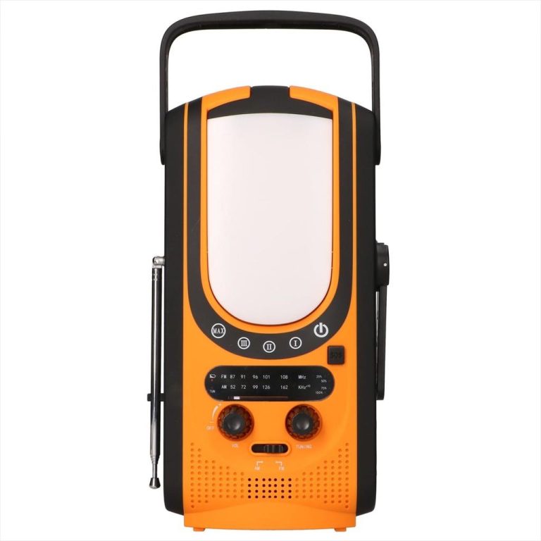 RADIO EXTRALINK SOLAR w/hand crank/dynamo, powerbank & SOS flashlight