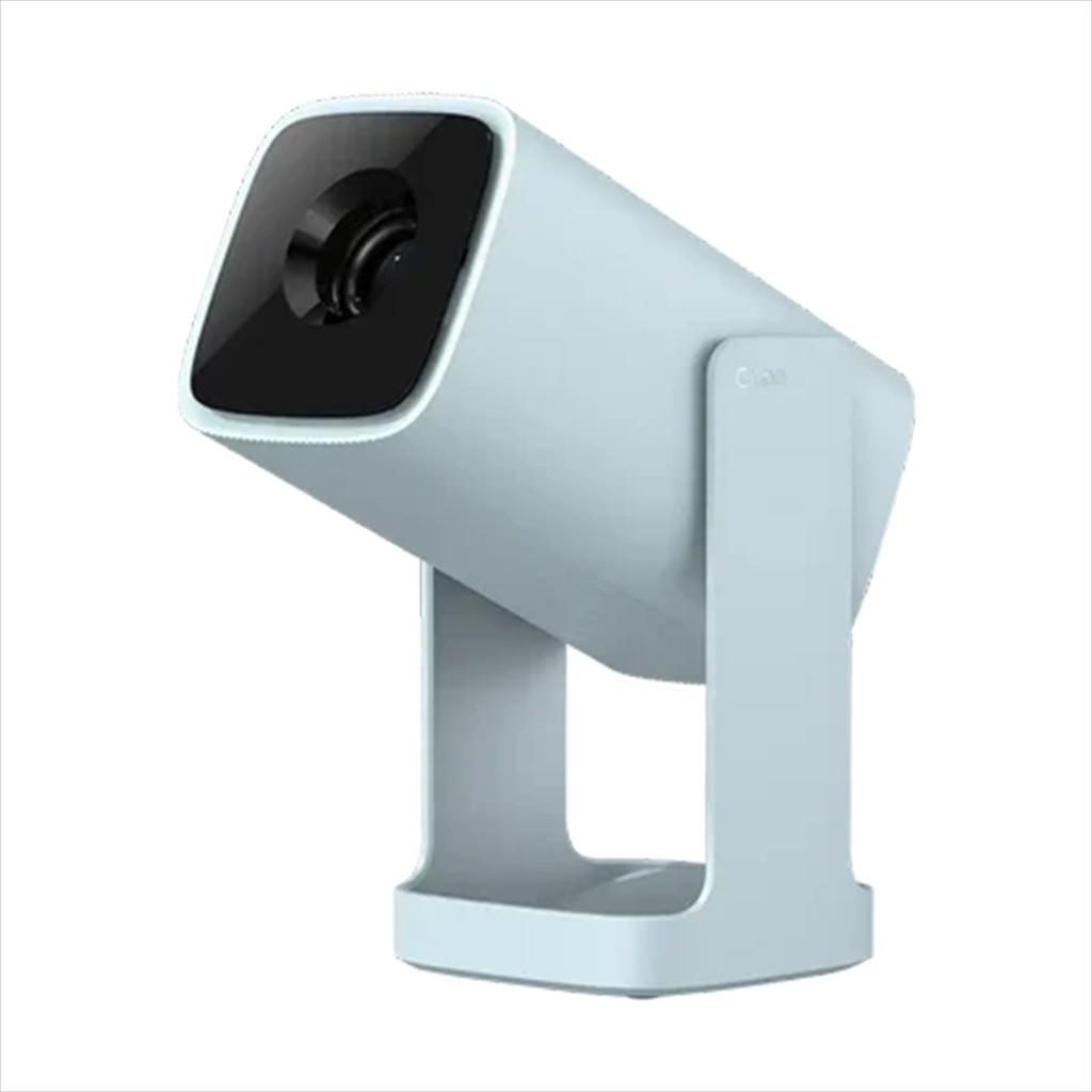 PROJECTOR WANBO CUBE 1  w/GIMBAL Android TV 11, 350Ansi, 200:1 720p,  HDMI, USB 2.0, AUX, WIFI,BT w/speakers, Sky Blue